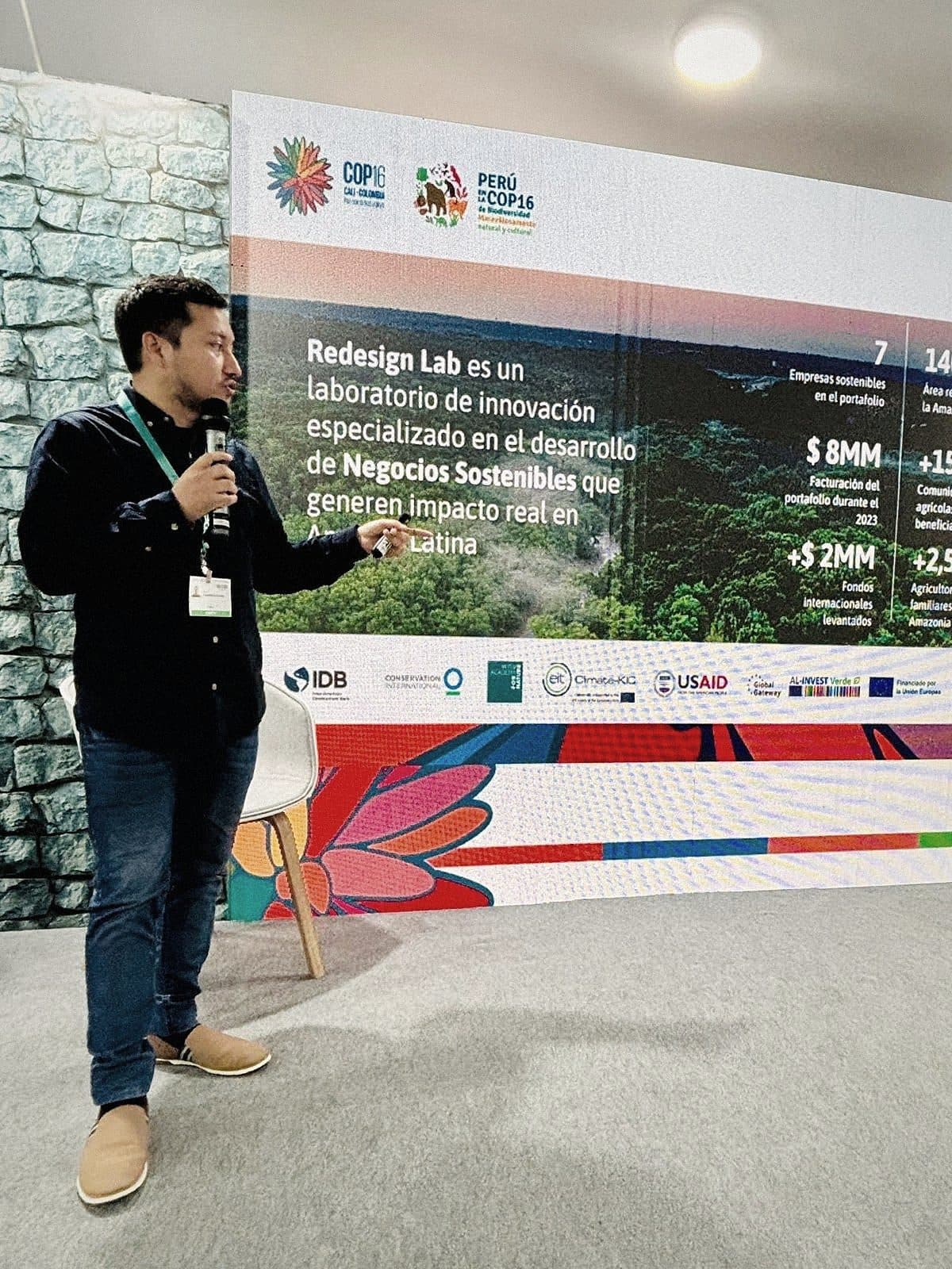 Eddie Ajalcriña. COP16 de Biodiversidad, Cali · 2024